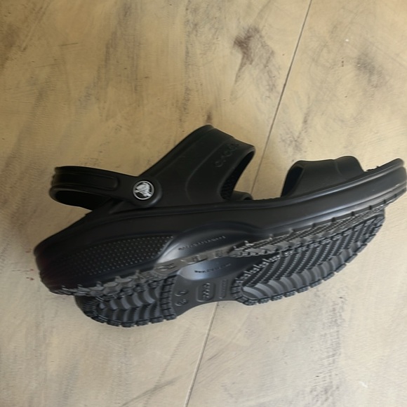 Mens CROCS strap sandal black size 13 - Picture 4 of 8